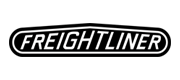Freightliner logo in black and white