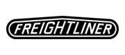 Freightliner logo in black and white