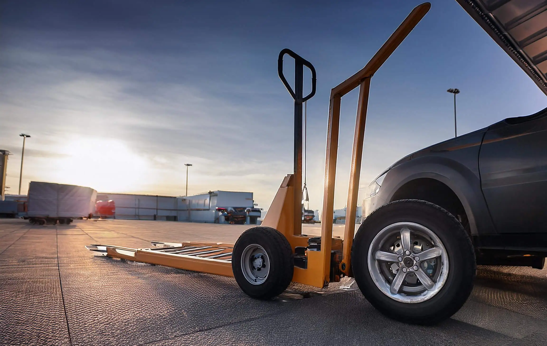 Wheel Dolly that uplift vehicle