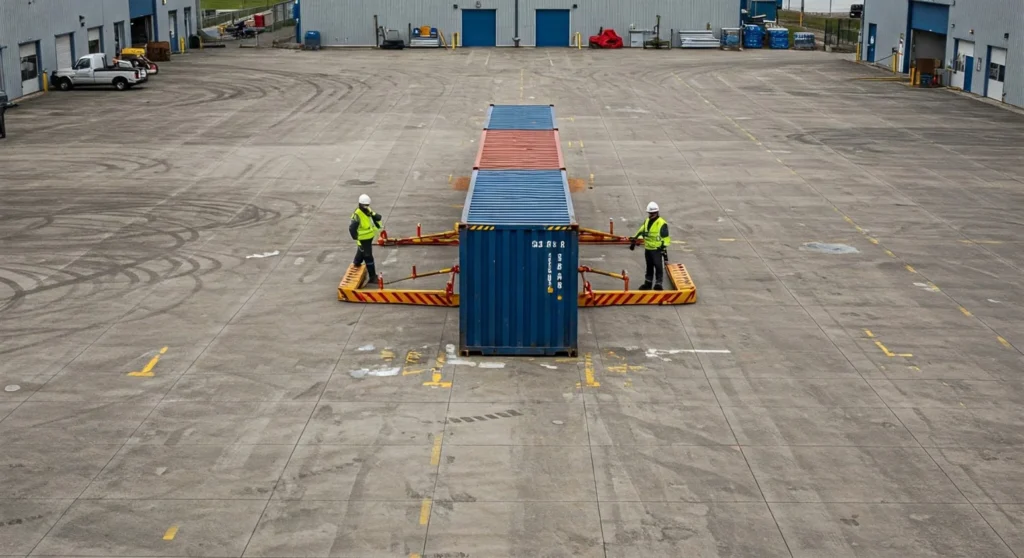 Move a Container Without a Crane