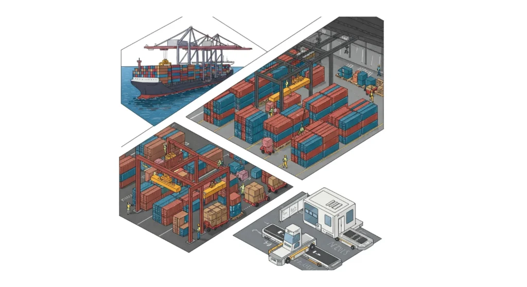 Container Transport to Different Environments